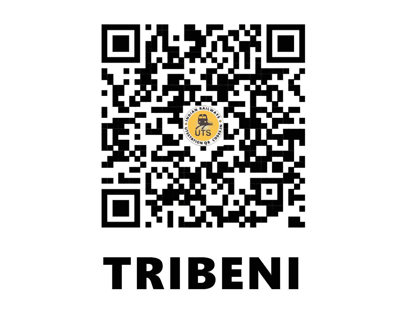 UTS QR Code for TRIBENI - TBAE (ER - WEST BENGAL)